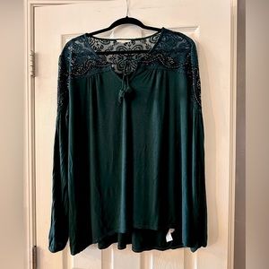 Maurices XXL beaded lace top